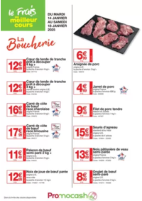 Prospectus Promocash Morzine : Catalogue La boucherie