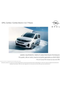 Prospectus Distributeur OPEL GARAGE SECRET DIDIER SARL HAM : Opel Nouveau Combo Life Electric