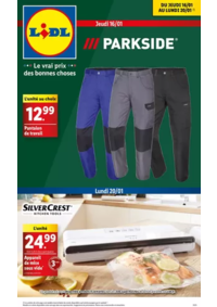 Prospectus Lidl TOURNUS : Equipez-vous de vêtements chauds pour bricoler même l'hiver avec Parkside!