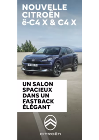 Prospectus Citroen BRANTOME : Citroën Nouvelle ë-C4 X Electrique C-BOOK