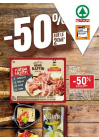 Prospectus Spar CAP DENAC GARE : -50% sur le 2ème