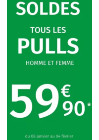 Prospectus Revendeur Mise Au Green AMIENS : Soldes : jusqu'à -50% et plus ! Du 08 janvier au 04