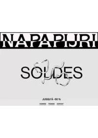 Prospectus Napapijri Paris 17 : SOLDES jusqu'à -50 %