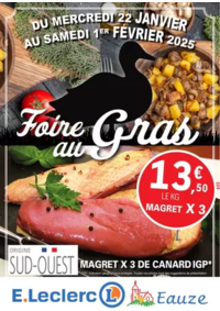 Prospectus E.Leclerc EAUZE : FOIRE AU GRAS MAG N°1