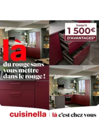 Prospectus cuisinella STRASBOURG : Vous allez tomber red : jusqu’au 31 janvier, profitez de nos offres jusqu'à 1 500€ d’avantages