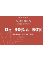 Prospectus  : SOLDES jusqu'à -50 %