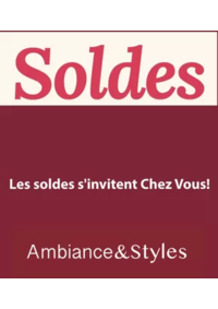 Prospectus Ambiance et styles Gisors : Les soldes s'invitent Chez Vous!