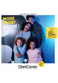 Prospectus distri-center Oloron-Sainte-Marie : Mode sport activé !