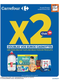 Prospectus Carrefour Contact PERLES-ET-CASTELET za Allée du Bois d'Esquers : DOUBLEZ VOS EUROS CAGNOTTÉS