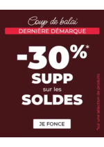 Prospectus Dégriff'Stock : Deuxième démarque soldes Jusqu'à -30%