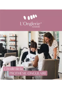 Prospectus L'onglerie LA ROCHE SUR YON : L'Onglerie Academie