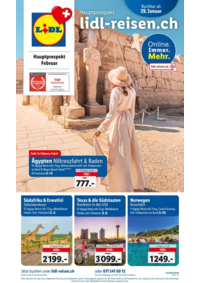 Prospectus Lidl Flüelen : Februar - Reise-Highlights - DE