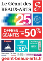 Prospectus Le Géant des Beaux-Arts : Offres Géantes jusqu'à -50%