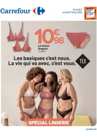 Prospectus Carrefour CHERBOURG : SPECIAL LINGERIE