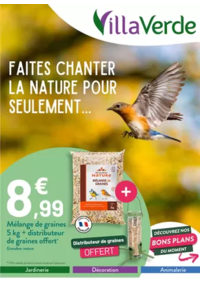 Prospectus Villaverde CARCASSONNE : Faites chanter la nature pour seulement...