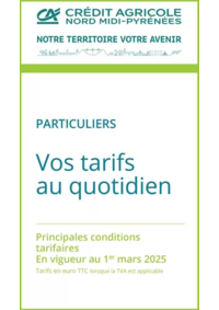 Prospectus Agence Crédit Agricole Milly sur Th&eacute;rain : Particuliers