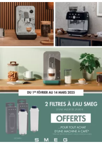 Prospectus Copra EMBRUN : Smeg vous offre 2 filtres à eau d'une valeur de 29,80 €