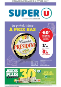 Prospectus Super U BITSCHWILLER L.THANN : Spécial produits laitiers