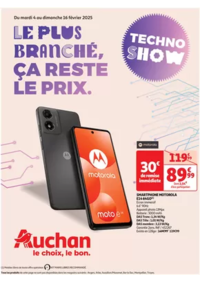 Prospectus Auchan COSNE SUR LOIRE : Technoshow : Le plus branché, ça reste le prix