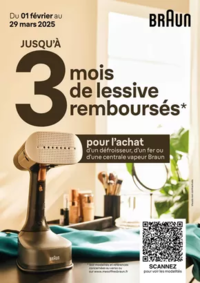 Prospectus Copra DIEULEFIT : Braun vous rembourse jusqu'à 3 mois de lessive