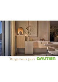 Prospectus GAUTIER MARJEVOLS : Collection Rangements nuit