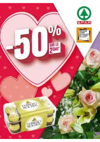 Prospectus Spar BELVES : -50% SUR LE 2EME