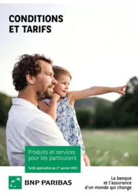 Prospectus BNP Paribas LEVALLOIS PERRET : CONDITIONS ET TARIFS