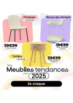 Prospectus  : Nos meubles tendances