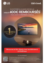 Promos et remises  : LG rembourse jusqu'à 400€