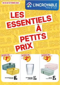 Prospectus L'incroyable BARENTIN : Les essentiels à petits prix