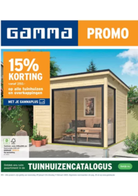 Prospectus GAMMA LA LOUVIERE : Tuinhuizen Catalogus!