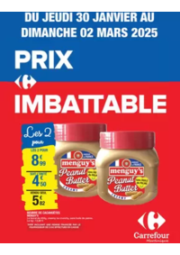 Prospectus Carrefour Rennes Centre Alma  : Carrefour PRIX IMBATTABLE DU 30 JANVIER AU 2 MARS 2025