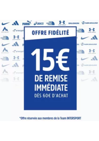 Prospectus Intersport ARBENT : Offre fidélité