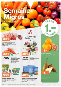 Prospectus Migros Cernier : Rabatt und Aktione