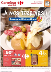 Prospectus Carrefour Market PERTUIS : A NOS TERROIRS ! AUVERGNE - RHÔNE ALPES