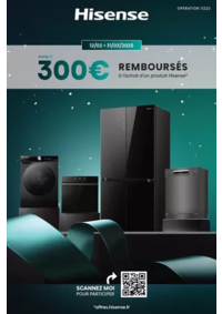 Prospectus Boulanger Niort : OFFRE Hisense : jusqu'à 300€ remboursés !