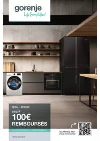 Prospectus Boulanger Barentin : OFFRE Gorenje: jusqu'à 100€ remboursés !