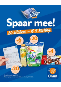 Prospectus OKay Supermarchés ERPE-MERE : Spaar Mee!