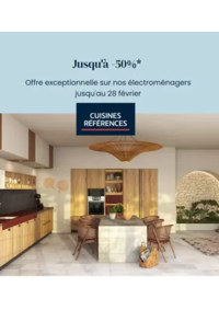 Prospectus Cuisines références BLOIS : Offre exceptionnelle sur nos électroménagers jusqu'au 28 février