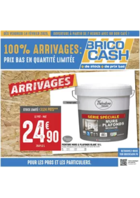 Prospectus Brico Cash : 100% ARRIVAGES