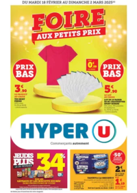 Prospectus Hyper U PARTHENAY : Foire petits prix