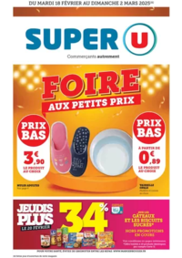 Prospectus Super U SAVERNE : Foire petits prix