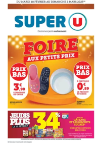 Prospectus Super U SARRALBE : Foire petits prix