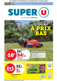 Prospectus Super U ROCHE LEZ BEAUPRE : Spécial Jardin