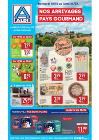 Prospectus Aldi Arc-lès-Gray : NOS ARRIVAGES PAYS GOURMAND