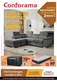 Prospectus Conforama LONGWY - MONT ST MARTIN : Vous aussi profitez des prix malins !