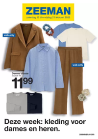 Prospectus Zeeman Libramont  : Deze Week: Kleding Voor Dames en Heren.