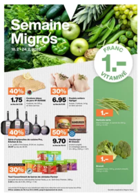 Prospectus Migros Noville : Groossi Uswahl a Ängbot