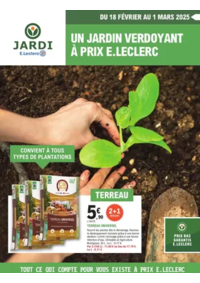 Prospectus Jardi E.Leclerc MONTAIGU : Un jardin verdoyant à prix E.Leclerc