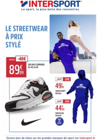 Prospectus Intersport ARBENT : LE STREETWEAR STYLÉ À PRIX